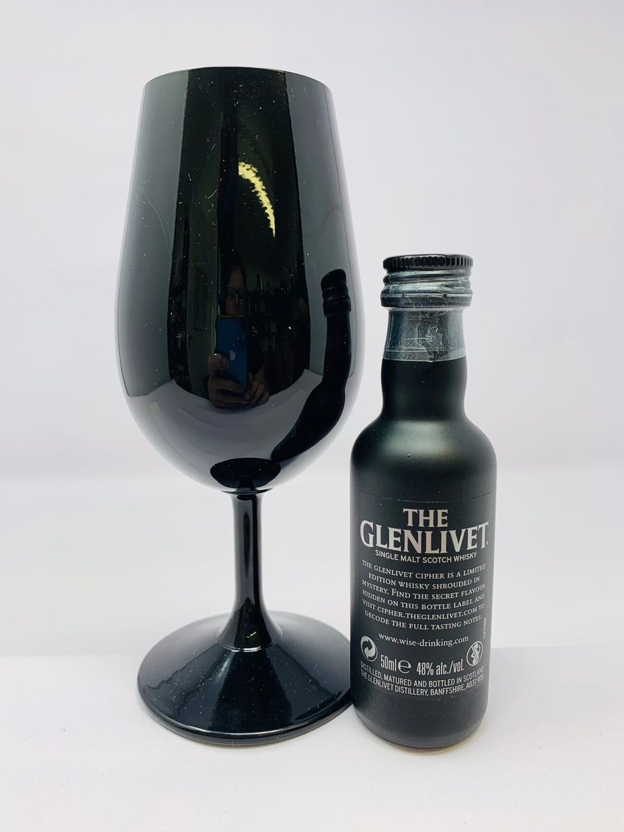 GLENLIVET CIPHER MINIATURE WITH GLASS