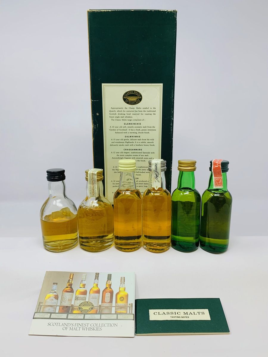 CLASSIC MALTS MINIATURES SELECTION PACK (INCLUDING THE LAGAVULIN 16 WHITE HORSE DISTILLERY MINATURE)
