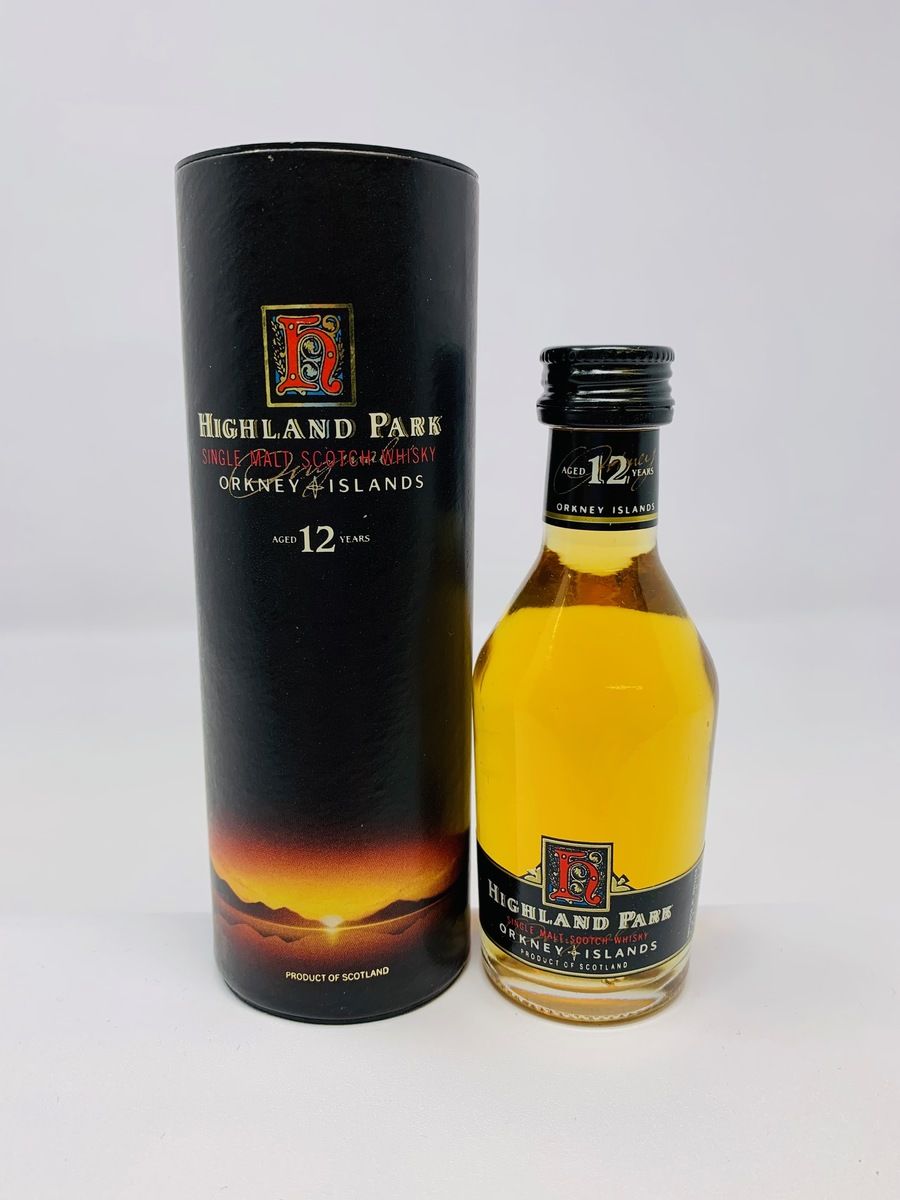 HIGHLAND PARK 12 YEAR OLD 1990's MINIATURE