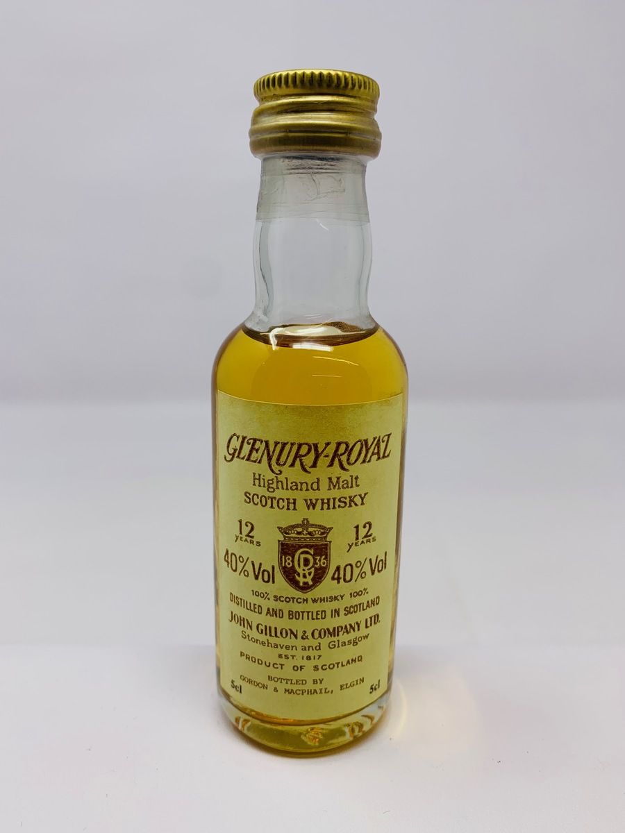 GLENURY-ROYAL 12 YEAR OLD MINIATURE