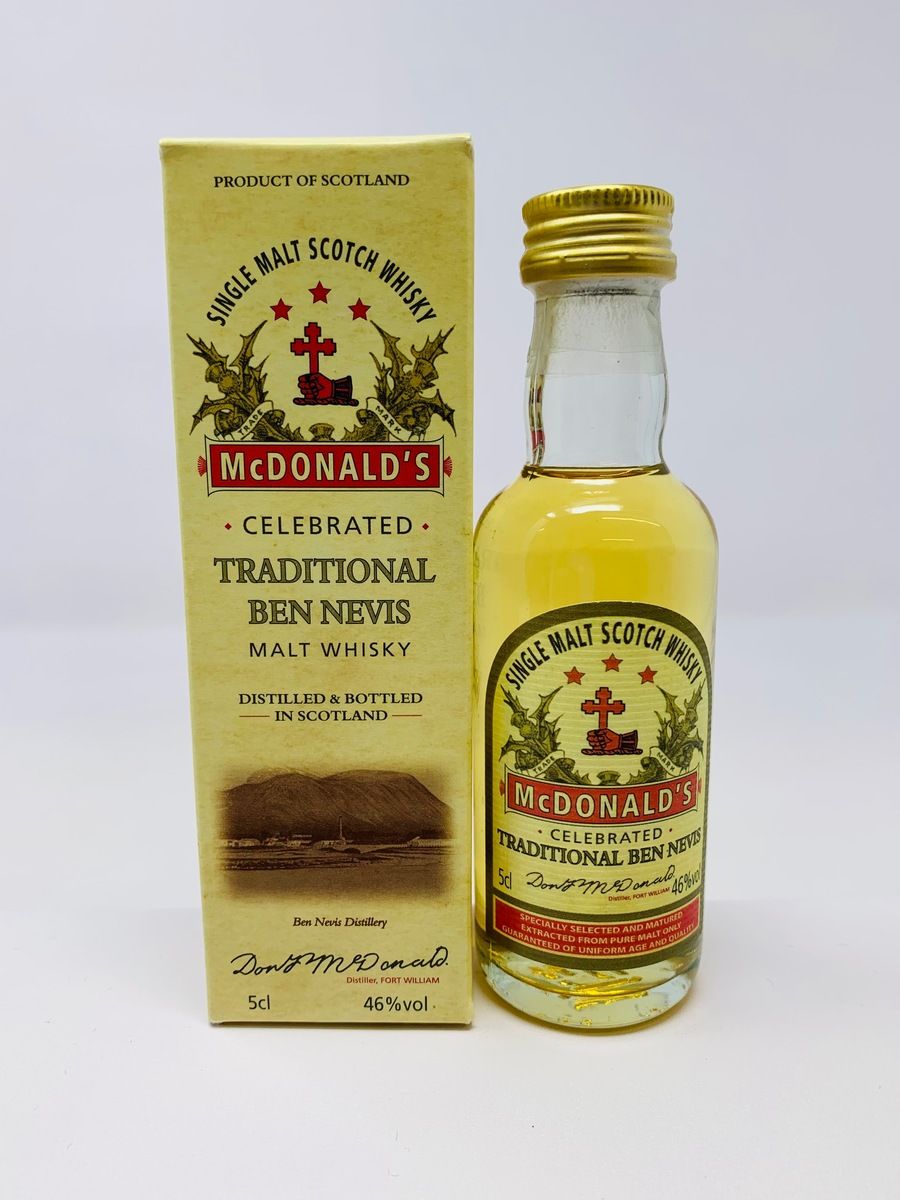 MCDONALD'S TRADITIONAL BEN NEVIS 10 YEAR OLD MINIATURE