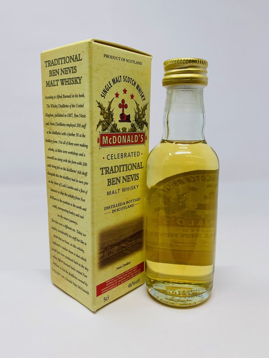 MCDONALD'S TRADITIONAL BEN NEVIS 10 YEAR OLD MINIATURE