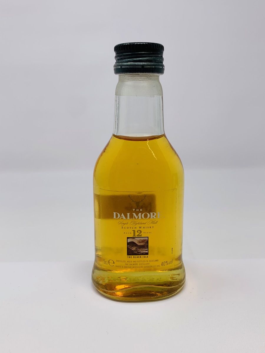 DALMORE 12 YEAR OLD BLACK ISLE MINIATURE 