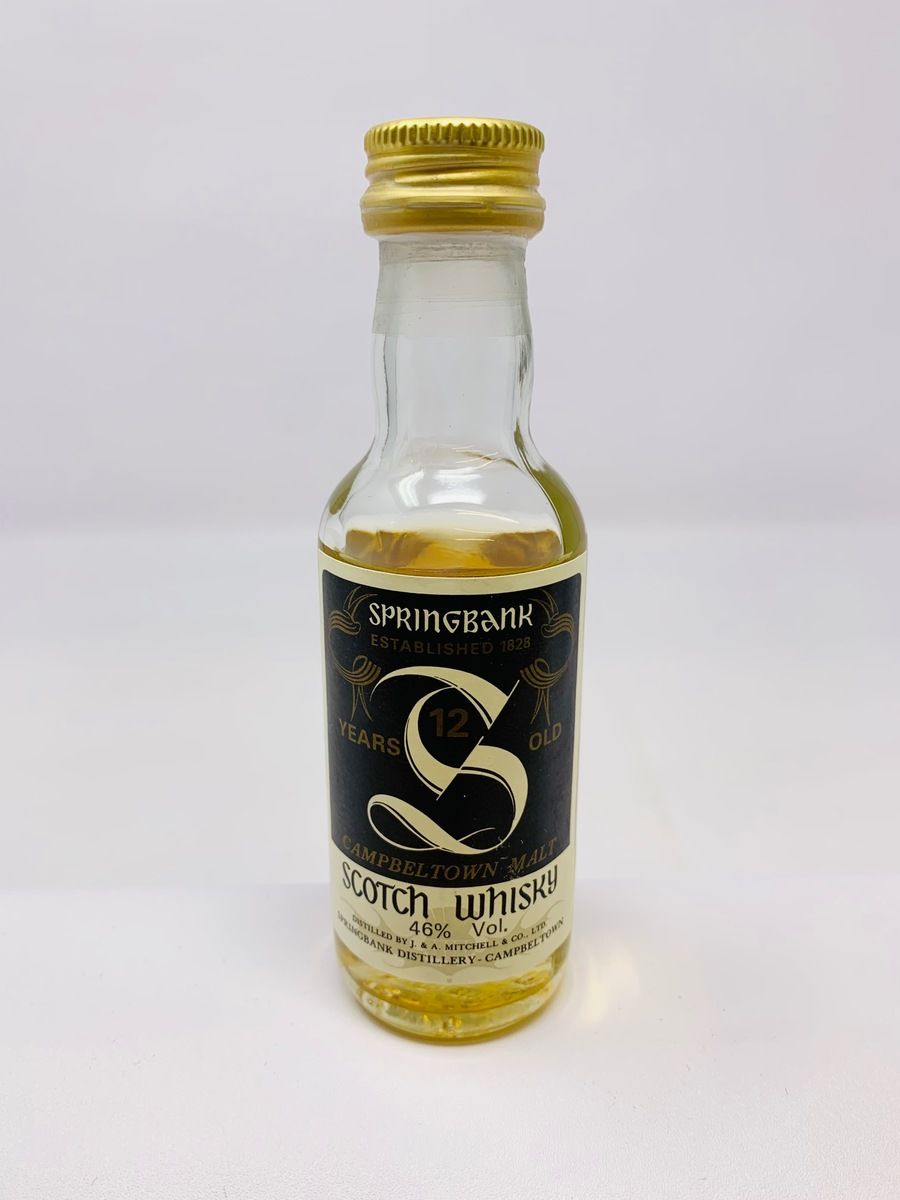 SPRINGBANK 12 YEAR OLD 1980'S MINIATURE