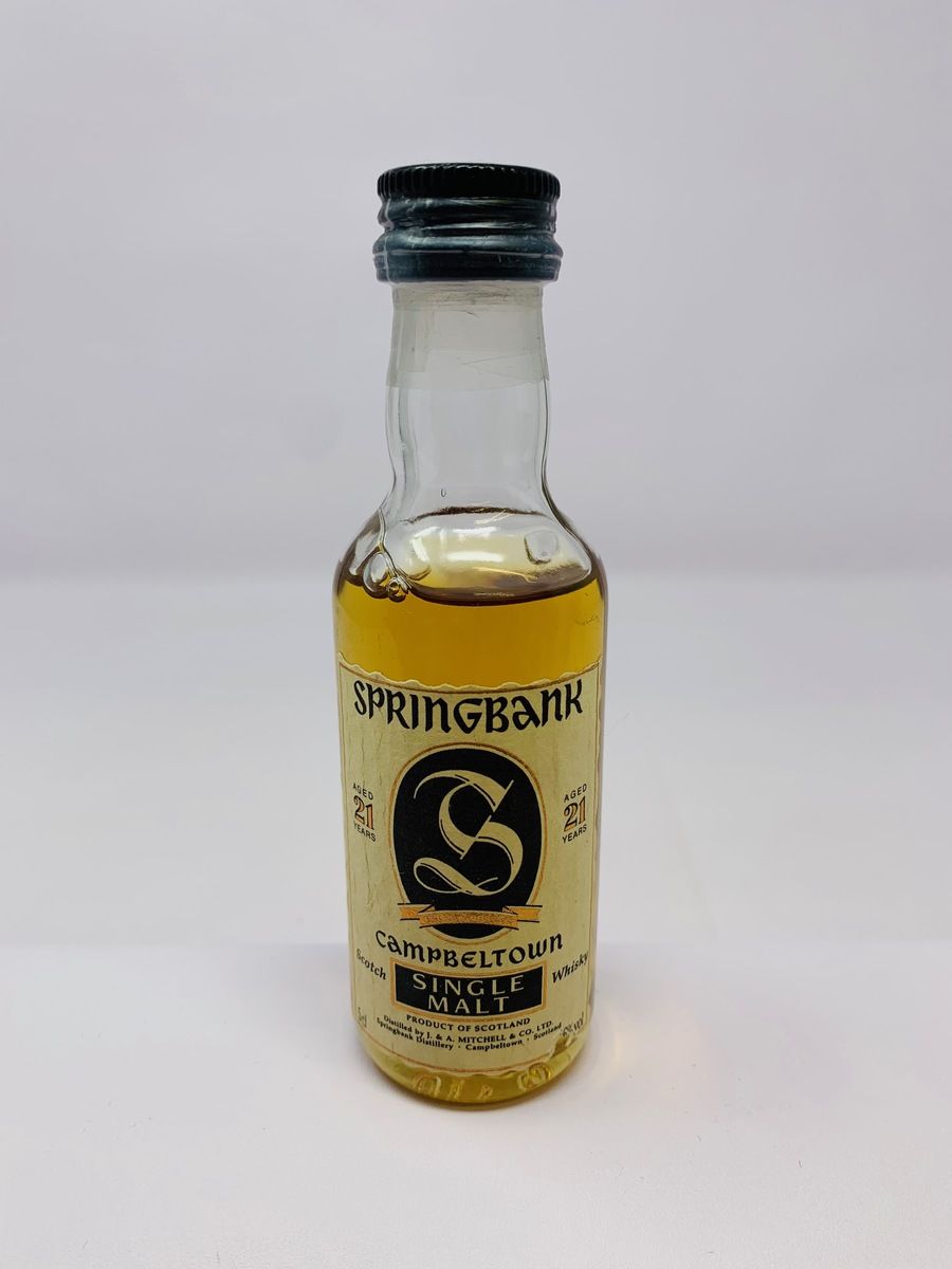 SPRINGBANK 21 YEAR OLD - OLD STYLE MINIATURE