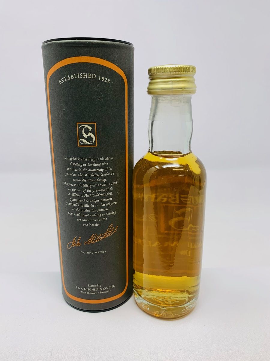 ミニチュア ・ Single－Malt 「 Springbank 15年 & 12年