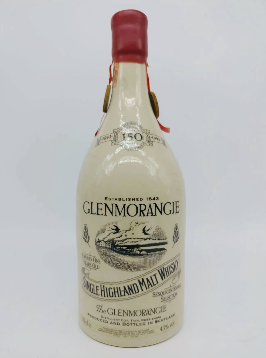 GLENMORANGIE 21 YEAR OLD SESQUICENTENNIAL DECANTER