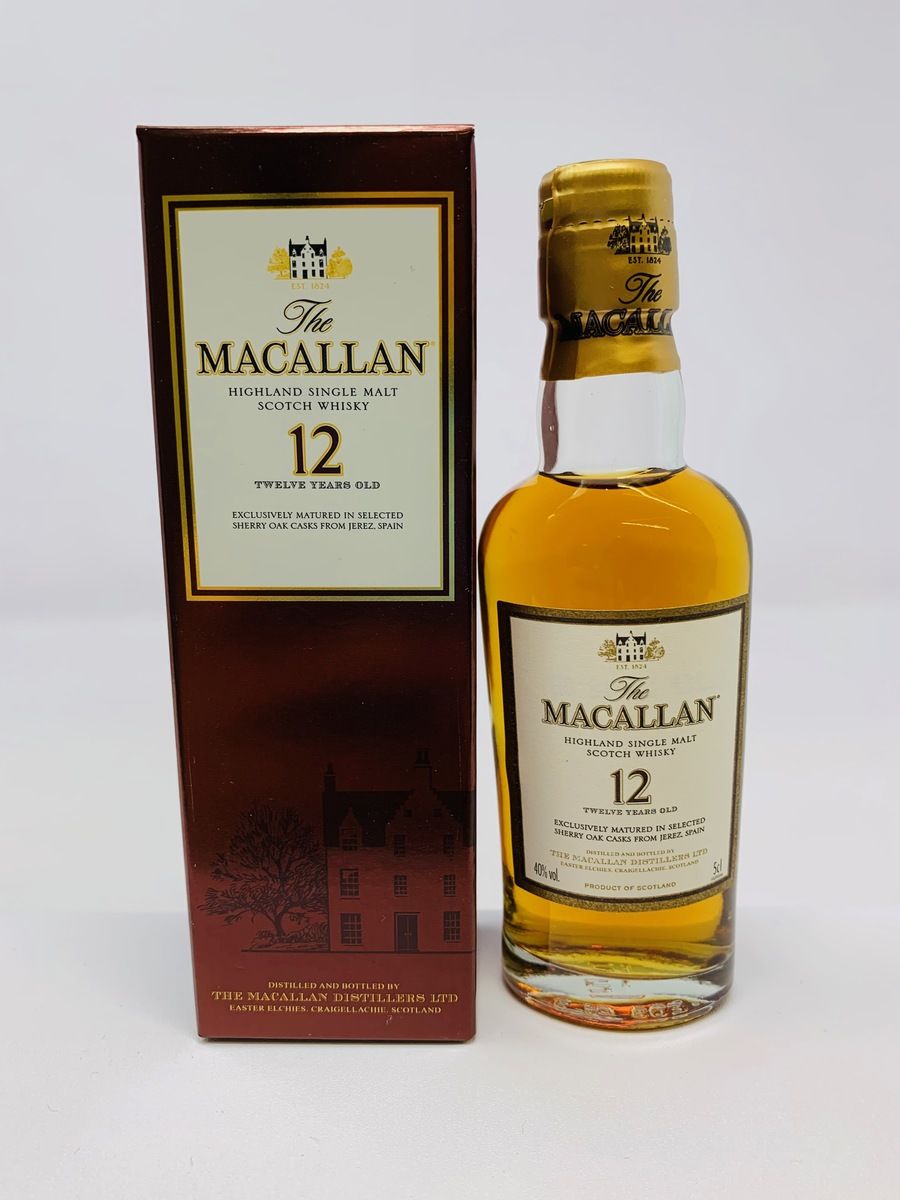 MACALLAN 12 YEAR OLD SHERRY OAK MID 2000'S MINIATURE