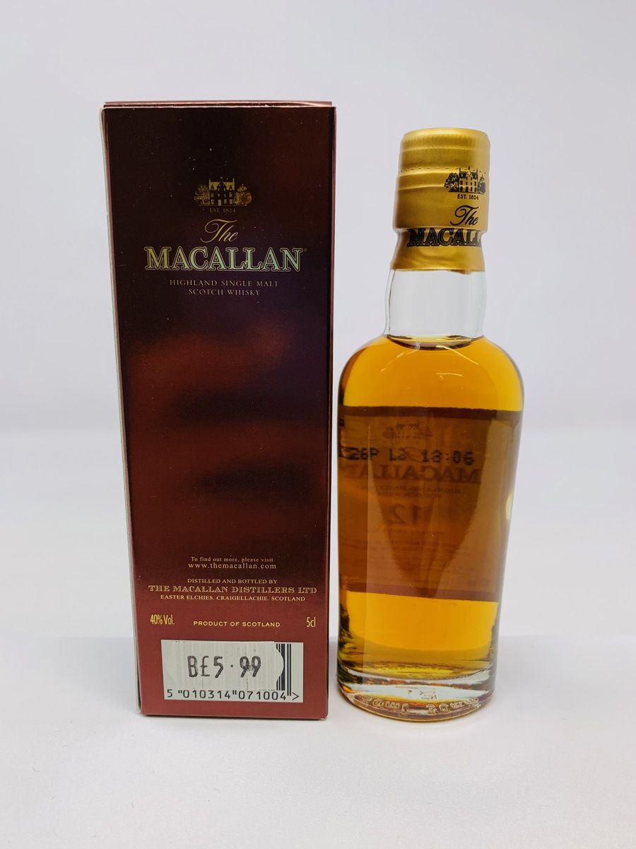 MACALLAN 12 YEAR OLD SHERRY OAK MID 2000'S MINIATURE