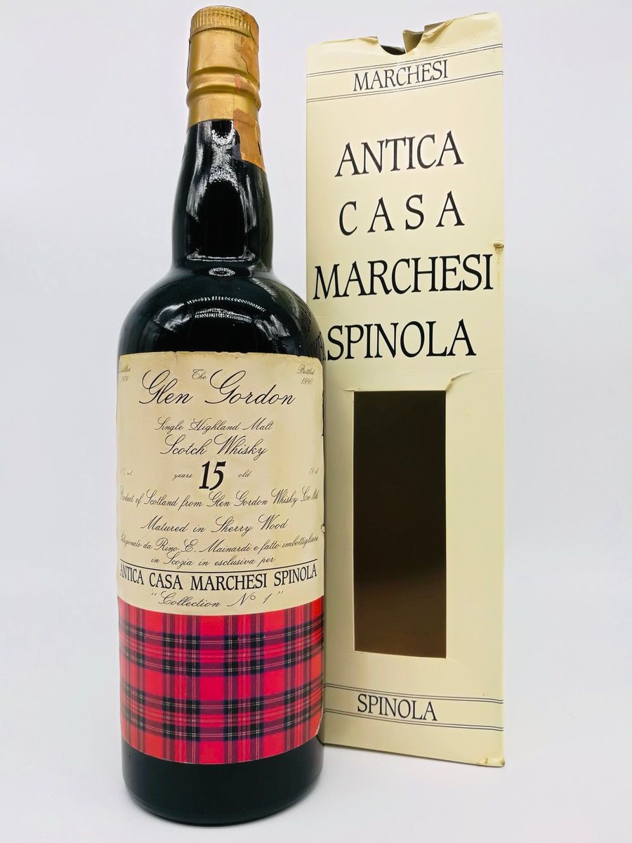 GLEN GORDON 1974 15 YEAR OLD MARCHESI SPINOLA COLLECTION NO 1