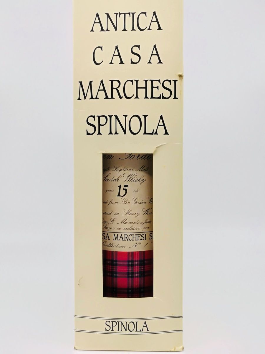 GLEN GORDON 1974 15 YEAR OLD MARCHESI SPINOLA COLLECTION NO 1
