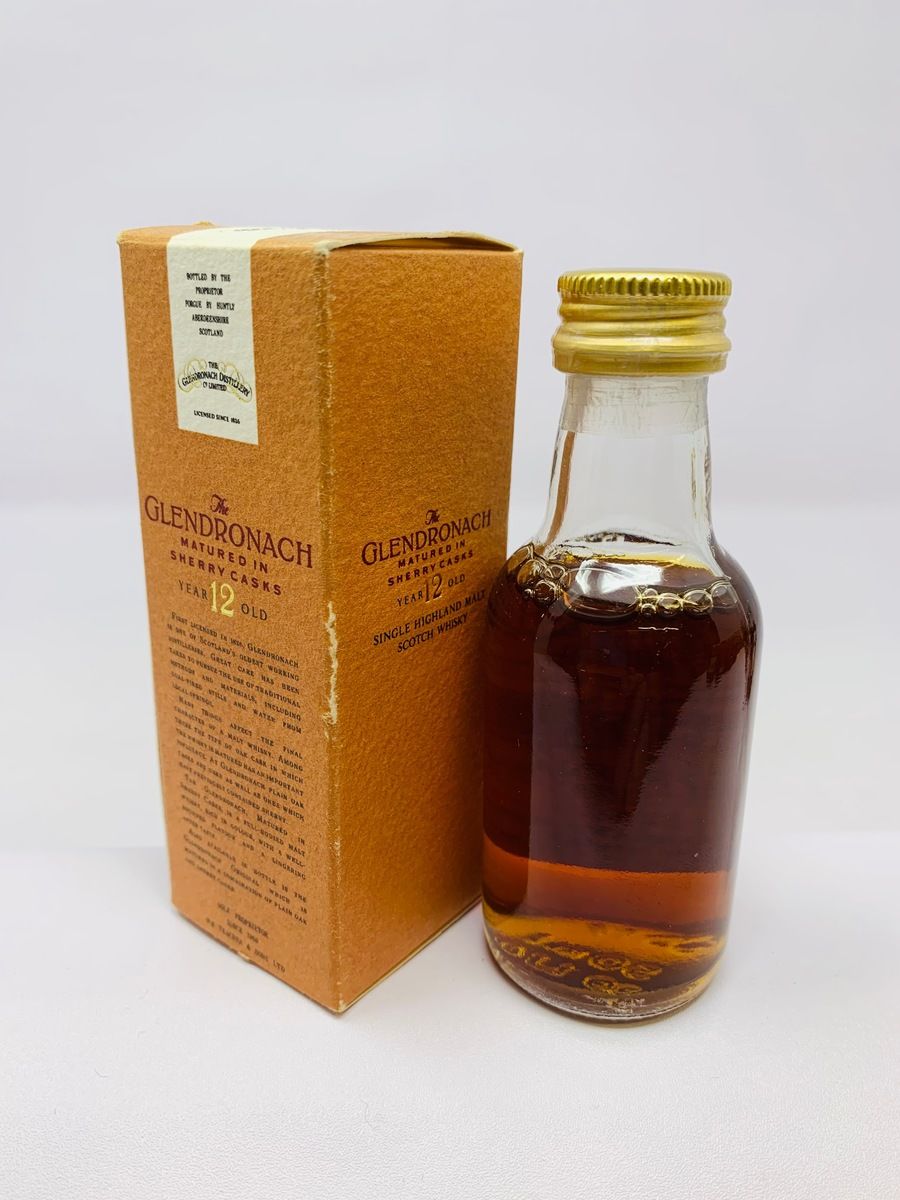 GLENDRONACH SHERRY CASK 12 YEAR OLD MINIATURE