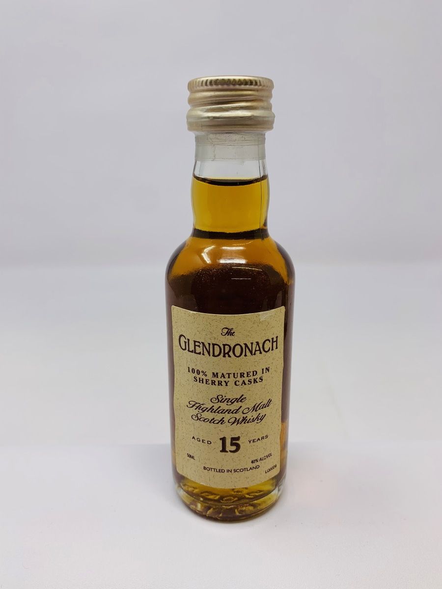 GLENDRONACH 15 YEAR OLD SHERRY CASK MINIATURE