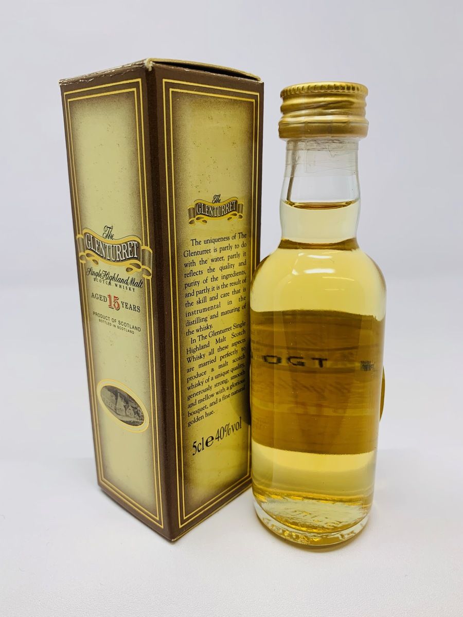 GLENTURRET 15 YEAR OLD MINIATURE
