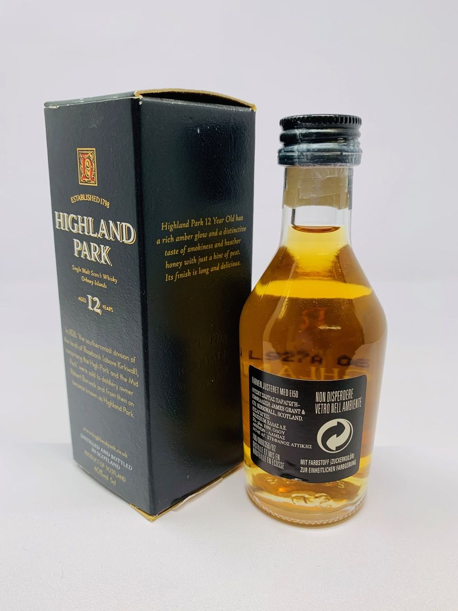 HIGHLAND PARK 12 YEAR OLD 2000'S MINIATURE 