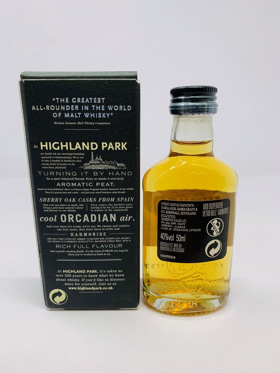 HIGHLAND PARK 12 YEAR OLD MINIATURE