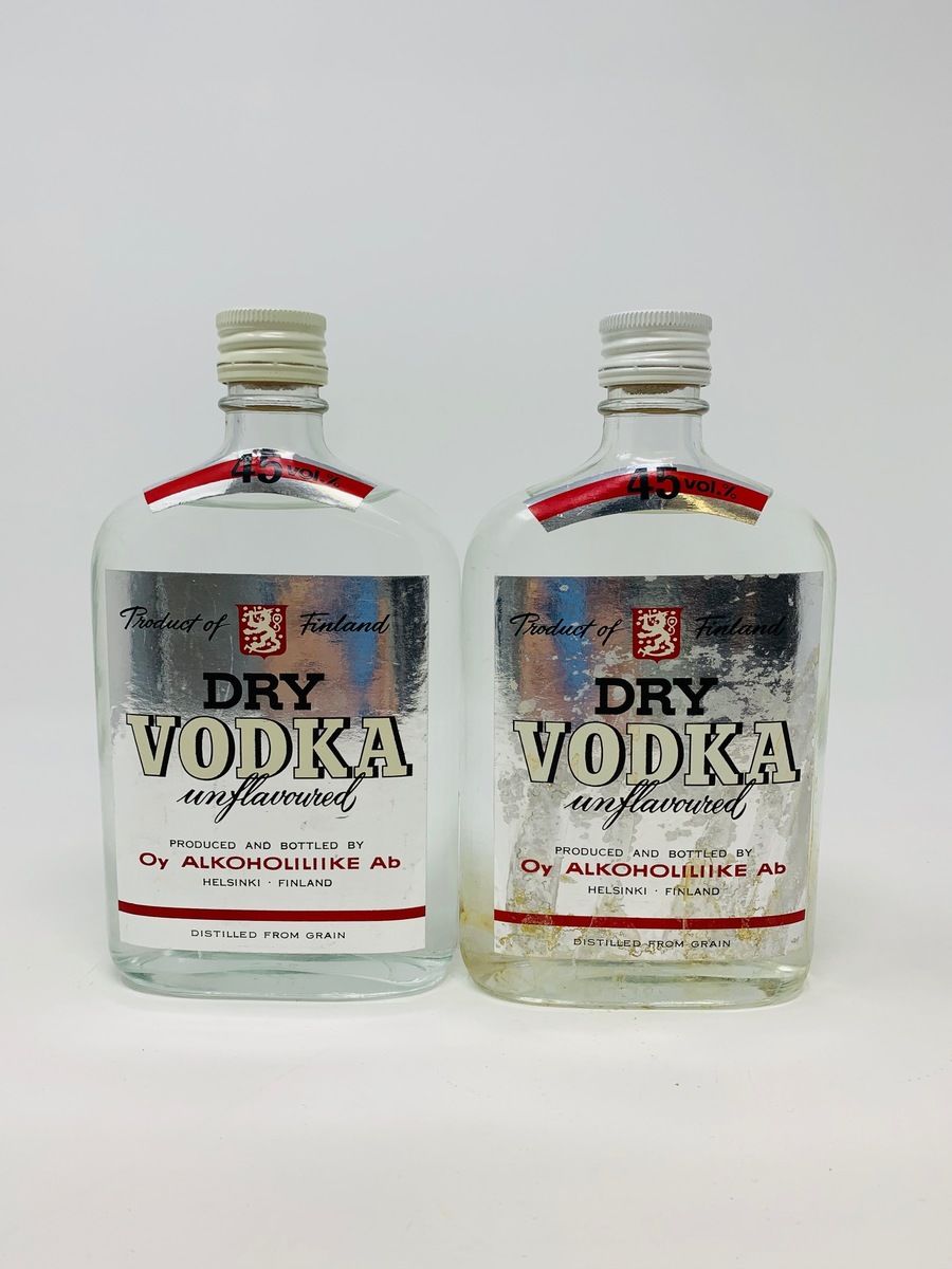 2 x DRY VODKA UNFLAVOURED FROM FINLAND