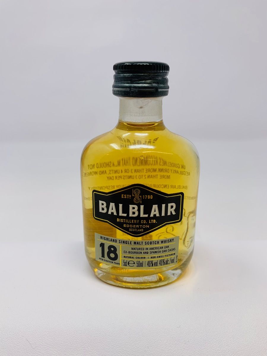 BALBLAIR 18 YEAR OLD MINIATURE