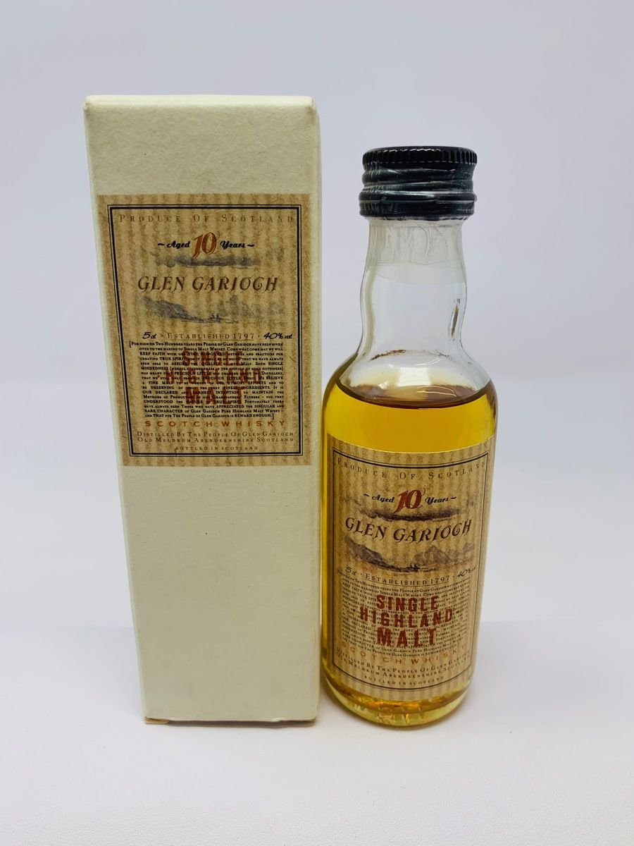 GLEN GARIOCH 10 YEAR OLD - OLD STYLE MINIATURE