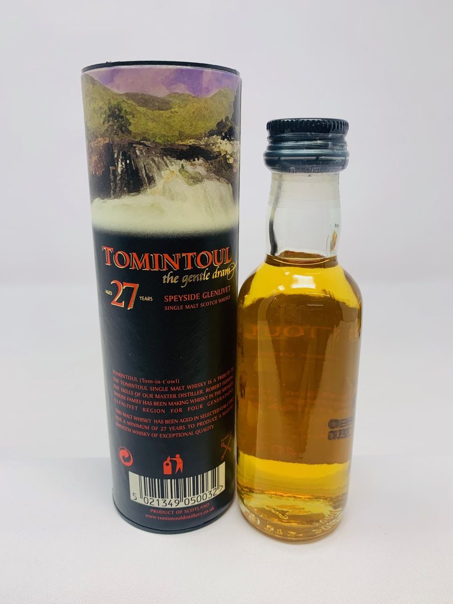 TOMINTOUL 27 YEAR OLD MINIATURE 
