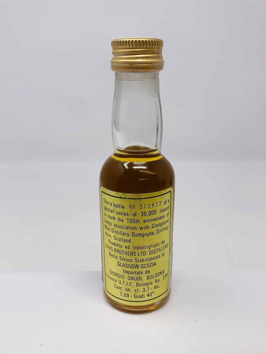 GLENGOYNE MALT SCOTCH WHISKY MINIATURE
