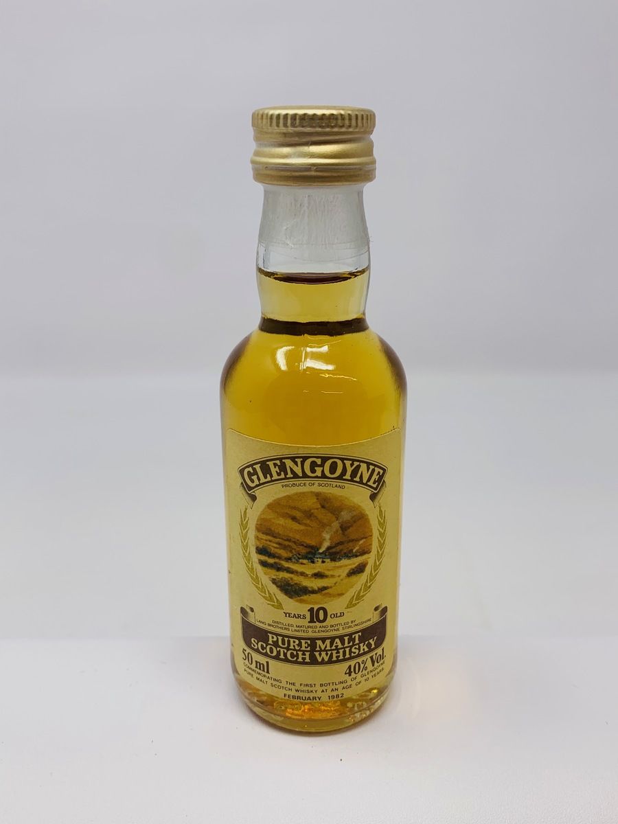 GLENGOYNE 1982 10 YEAR OLD - FIRST BOTTLING MINIATURE