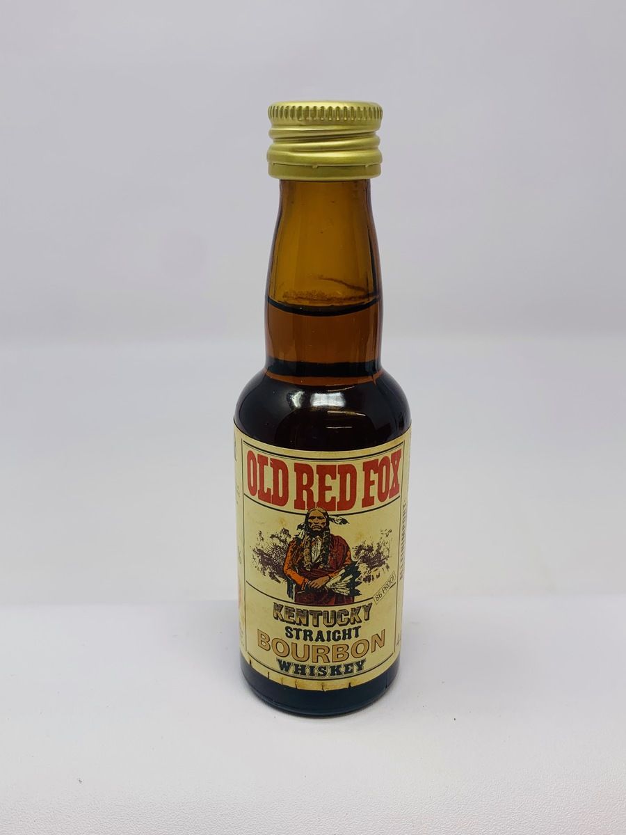 OLD RED FOX 8 YEAR OLD 4CL BOURBON MINIATURE