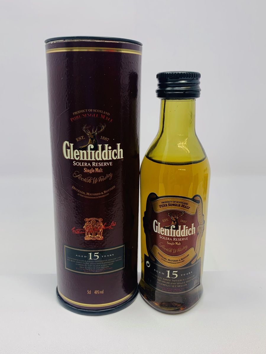 GLENFIDDICH 15 YEAR OLD SOLERA RESERVE MINIATURE