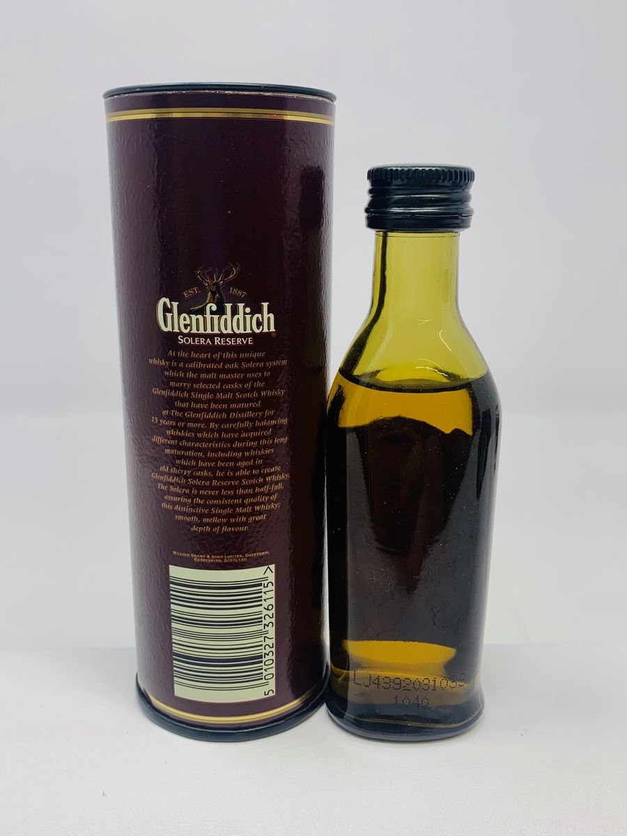 GLENFIDDICH 15 YEAR OLD SOLERA RESERVE MINIATURE