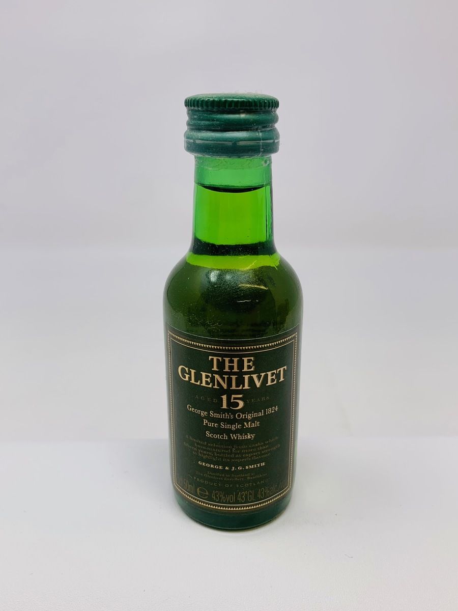 GLENLIVET 15 YEAR OLD MINIATURE