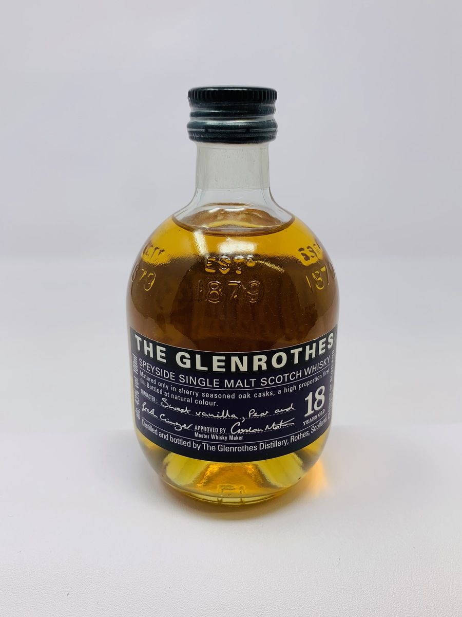 GLENROTHES 18 YEAR OLD - 10CL MINIATURES