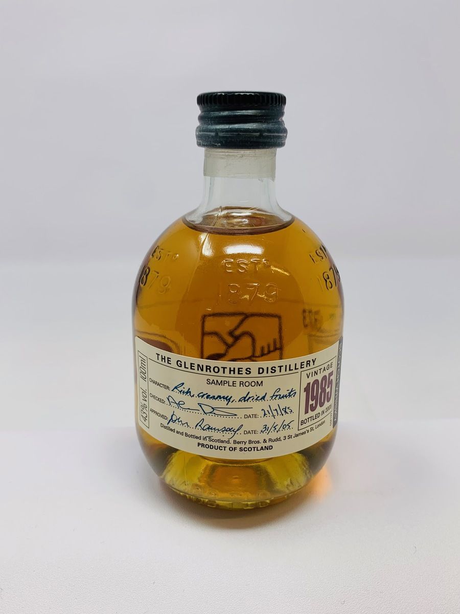 GLENROTHES VINTAGE 1985 - 10CL MINIATURE