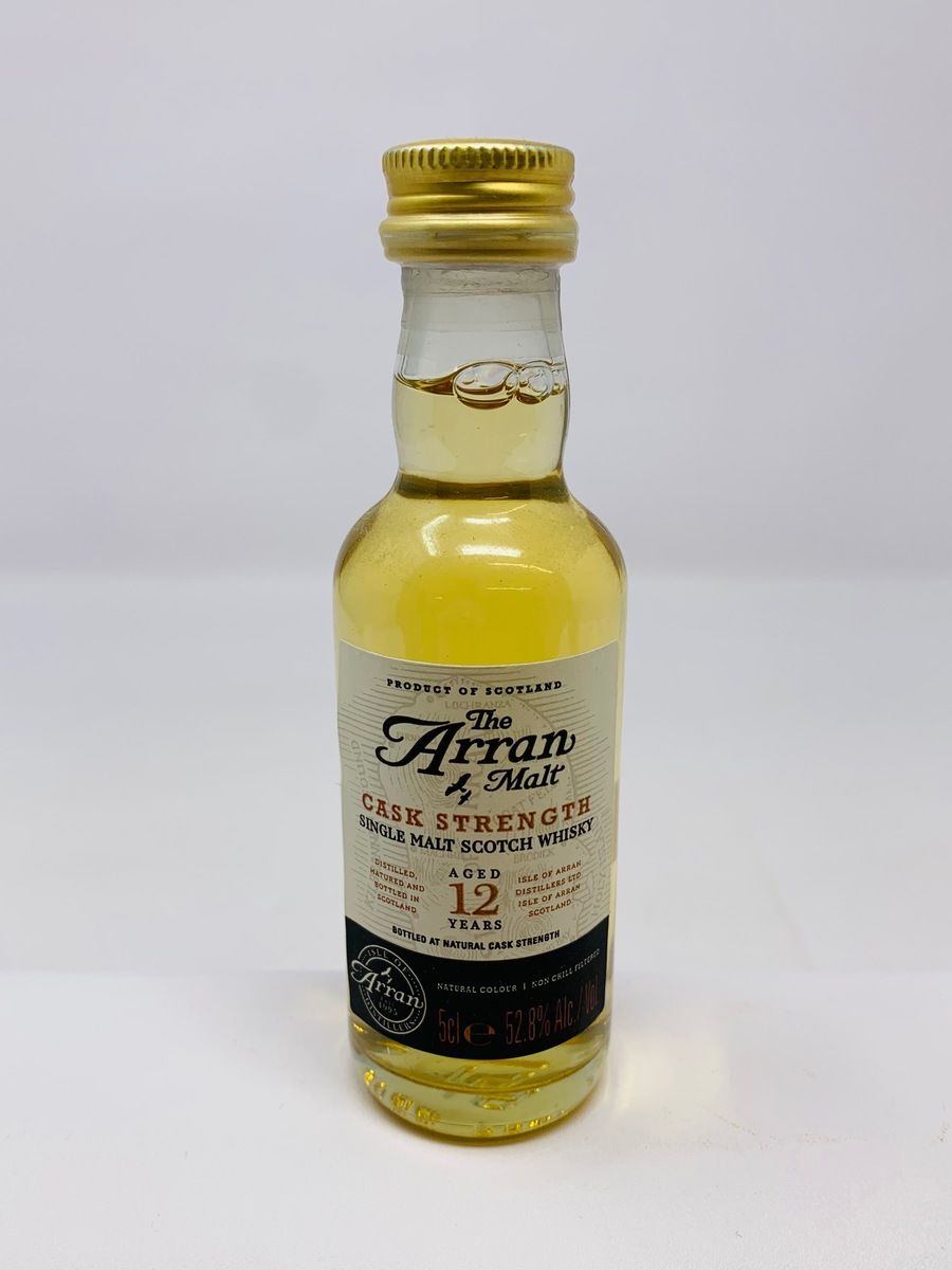 ARRAN 12 YEAR OLD CASK STRENGTH MINIATURE 