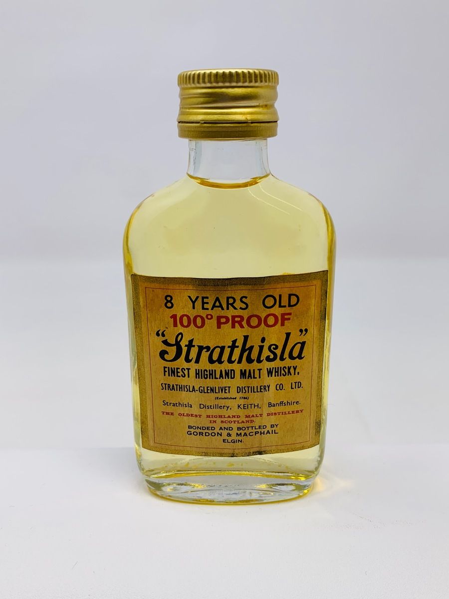STRATHISLA 8 YEAR OLD 100 PROOF MINIATURE