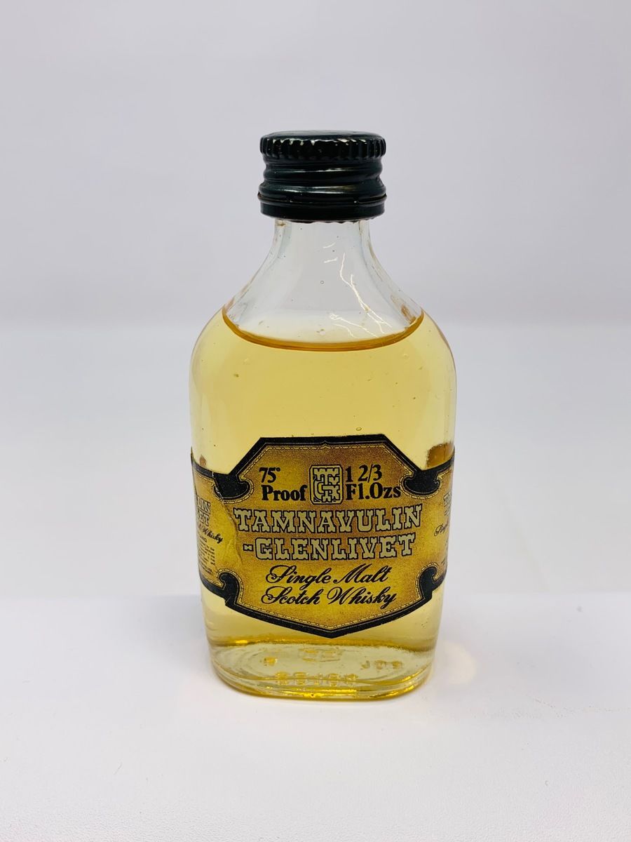 TAMNAVULIN GLENLIVET 4CL 1 2/3rds floz MINIATURE