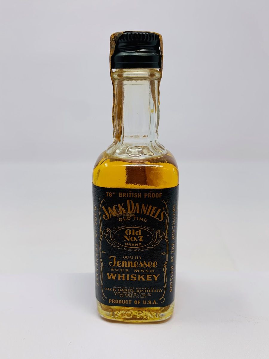 JACK DANIELS 1973 OLD NO 7 MINIATURE 