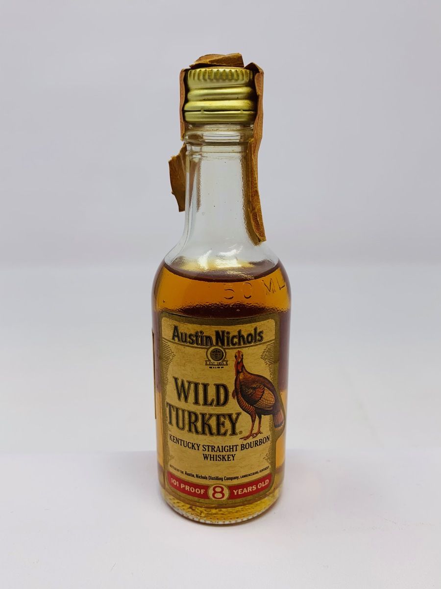 WILD TURKEY 8 YEAR OLD 1976 MINIATURE