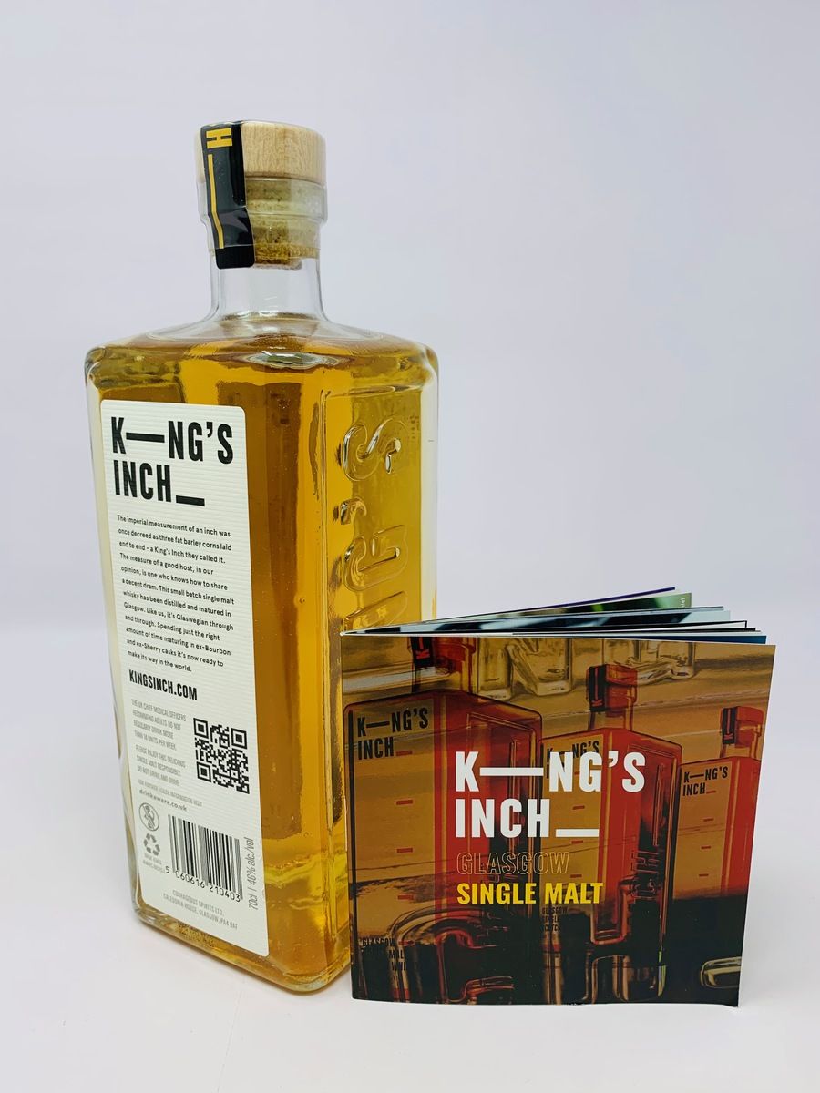 KINGS INCH - GLASGOW SINGLE MALT SCOTCH WHISKY
