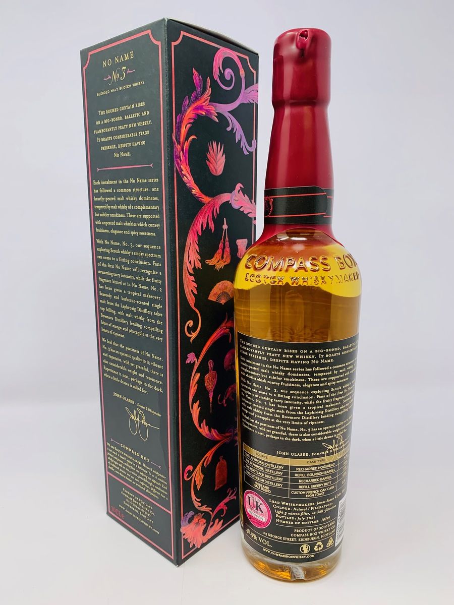 COMPASS BOX - LIMITED EDITION - NO NAME NO.3
