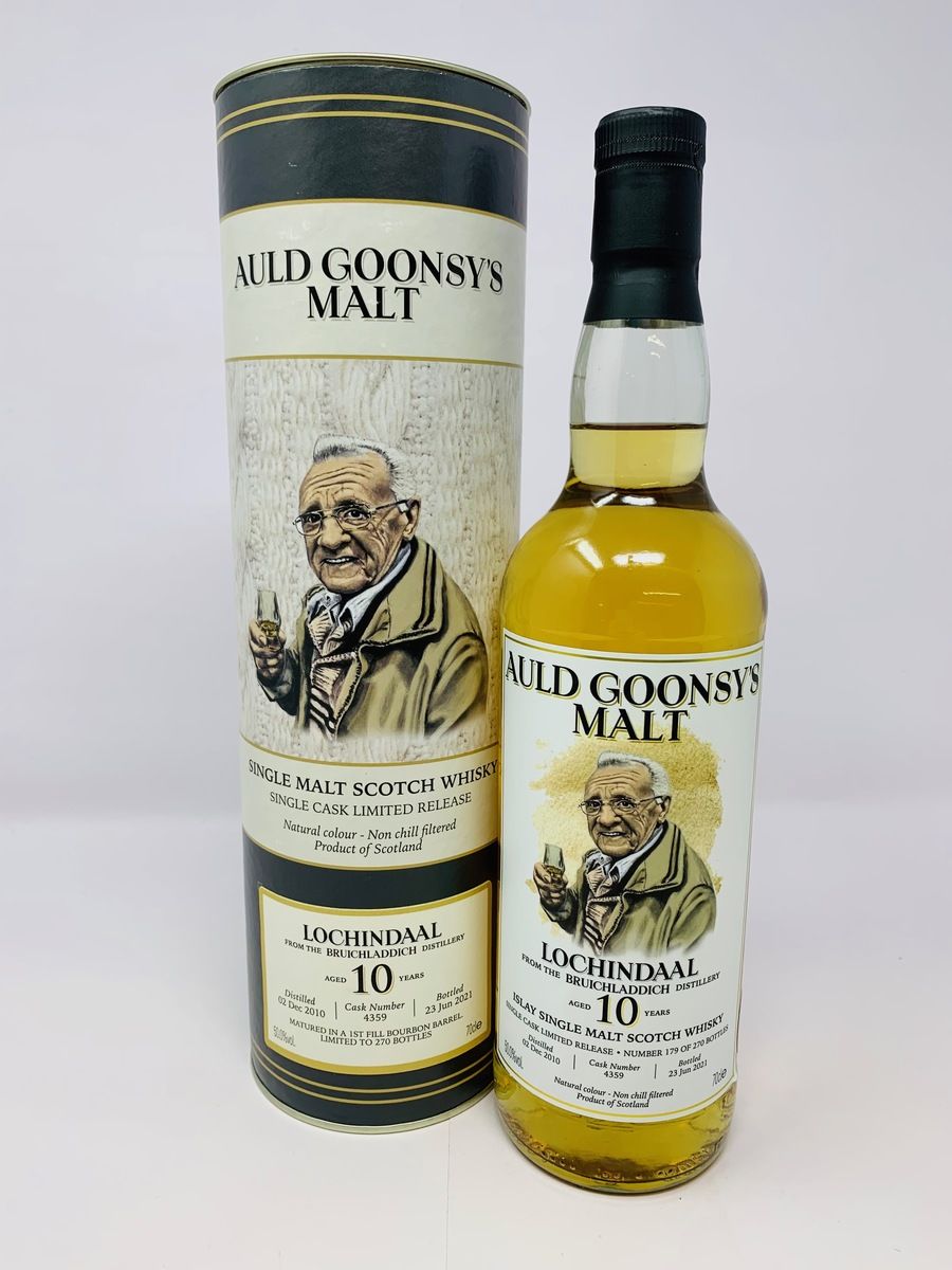 LOCHINDAAL 10 YEAR OLD - SINGLE CASK LIMITED RELEASE - AULD GOONSEY'S MALT
