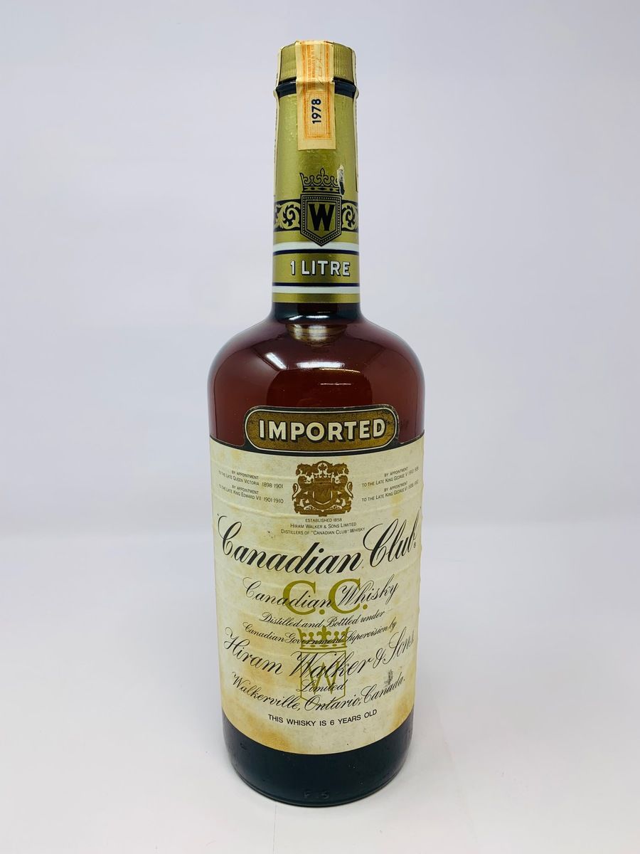 CANADIAN CLUB 1978 1 LITRE