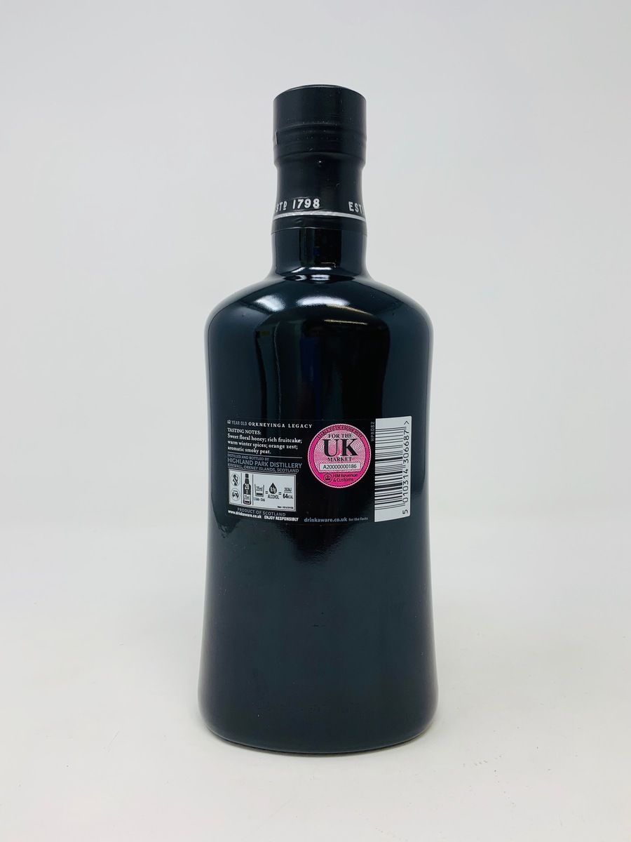 HIGHLAND PARK ORKNEYINGA LEGACY 12 YEAR OLD 