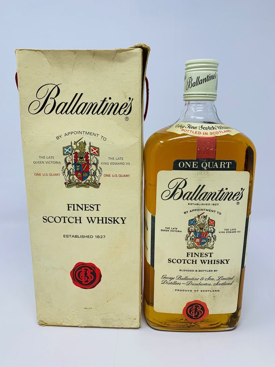 BALLANTINES FINEST SCOTCH WHISKY - ONE QUART