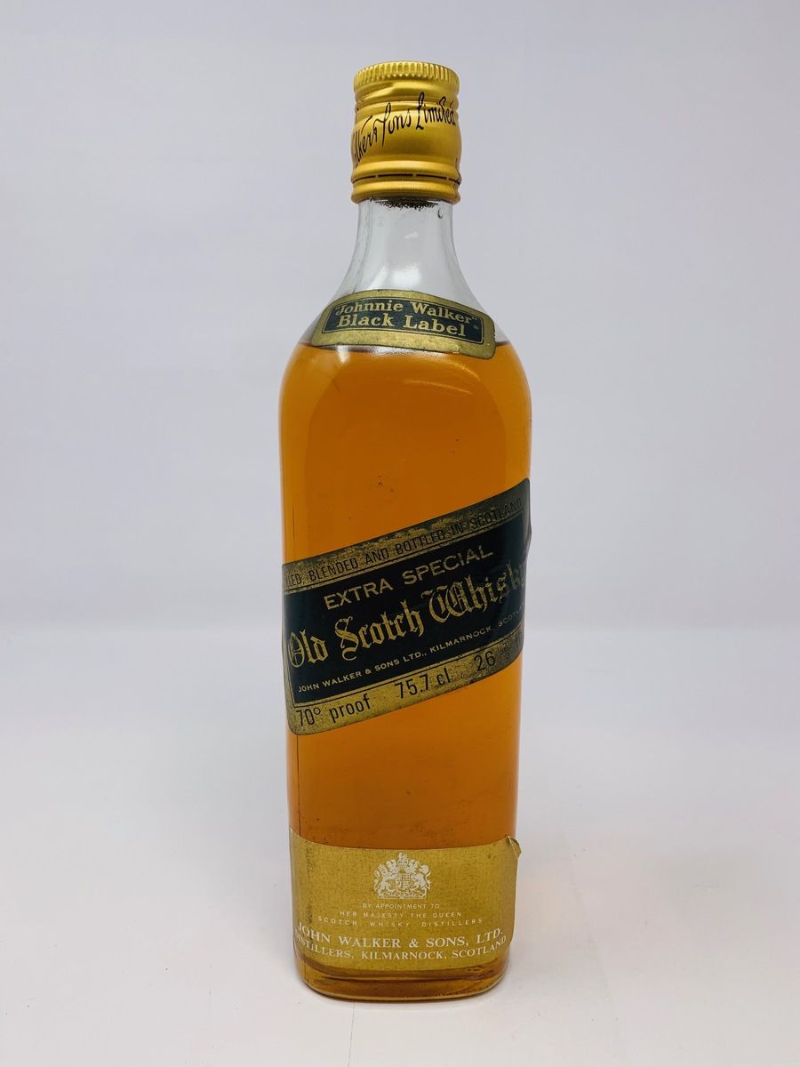JOHNNIE WALKER BLACK LABEL 1970'S
