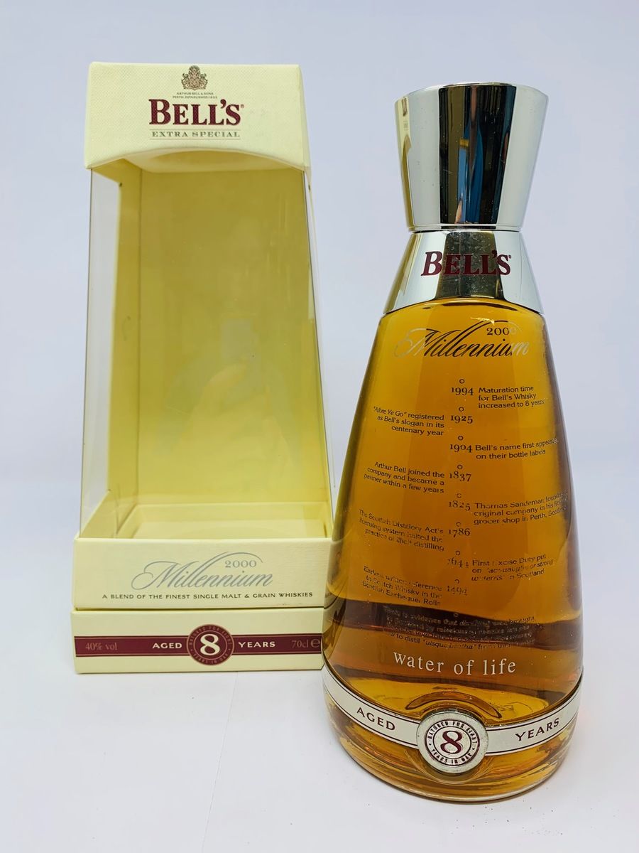 BELLS 8 YEAR OLD MILLENNIUM DECANTER 