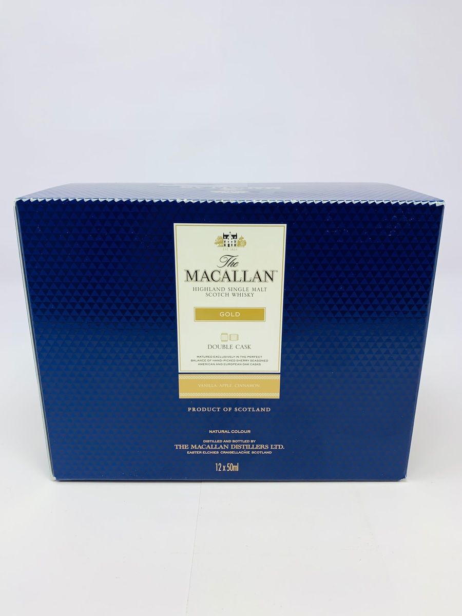 MACALLAN GOLD DOUBLE CASK MINIATURE PACK X 12