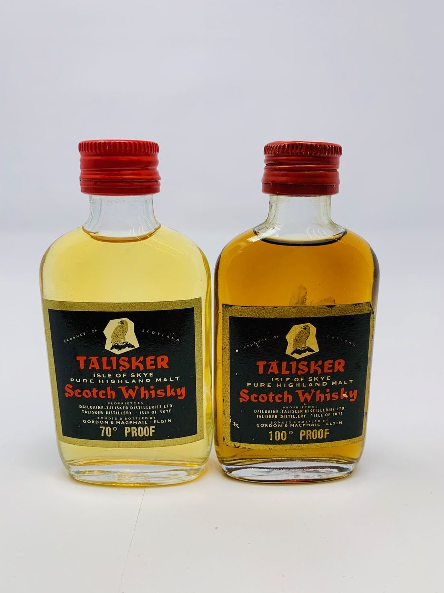 TALISKER 70 & 100 PROOF MINIATURES
