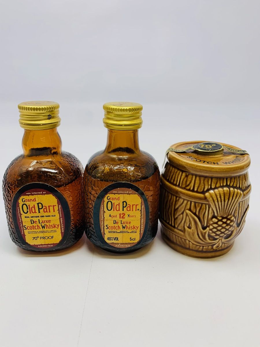 3 x WHISKY MINIATURES 
