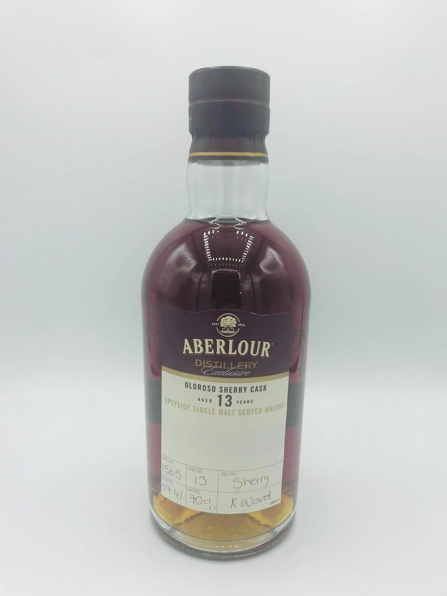 ABERLOUR 13 YEAR OLD OLOROSO SHERRY CASK DISTILLERY EXCLUSIVE