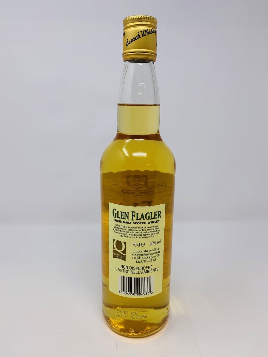 GLEN FLAGLER PURE MALT SCOTCH WHISKY